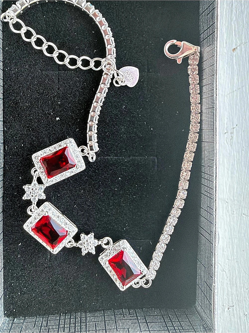 925 Sterling Silver Moissanite bracelet
